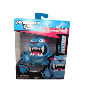 MrBeast Lab Classic Panther Vinyl FigureMooseToys Blue Collectible 24730 NEW!!